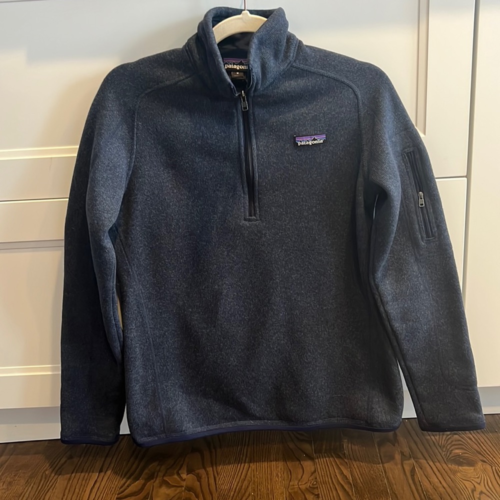 Patagonia 1/4 Zip Better Sweater in Navy